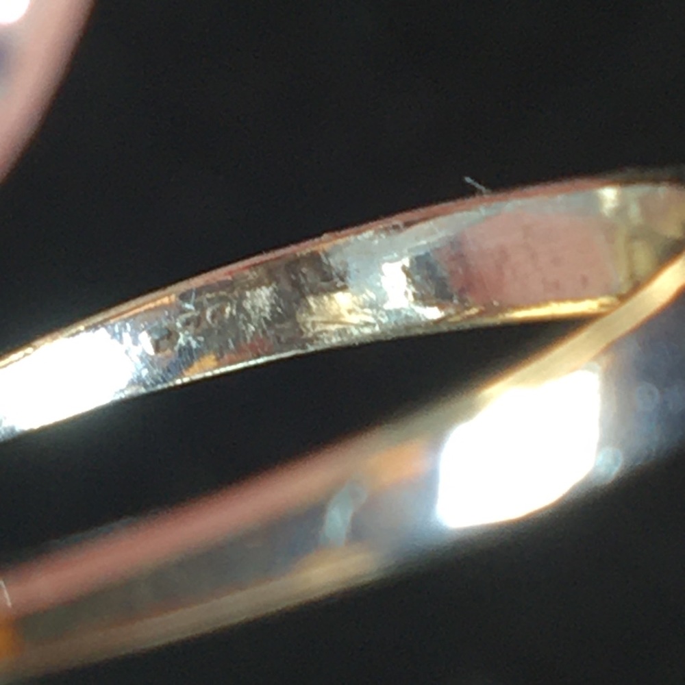 Sterling silver marcasite ring - Picture 6 of 6